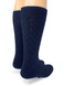 Two-Toned Alpaca Crew Socks for Men - Heel.