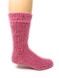Toasty Toes Comfort Band Crew - Ultimate Alpaca Socks® - Breast Cancer Awareness
Side