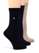 Women's Alpaca Trouser Sock Multi Pack Multi Pack on feet.