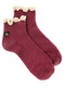 Lace Trimmed Waffle Knit Alpaca Mini-Crew Socks
Brandywine Flat