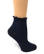 Streetstyle Jagged Edge Anklet Alpaca Socks - Black
Side