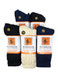 Warrior Alpaca Socks 5 Pack Terry Lined Therapeutic Diabetic Sock Multi Pack
2 Black, 2 Navy, 1 White
