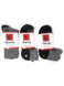 Warrior Cross-Trainer Socks - High Performance - 3Pack  Grey Athletic Sport Socks - Ankle Tab, Quarter Crew, and Mid Crew Heights