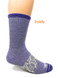 All Purpose Cushioned Alpaca Crew Socks  Inside