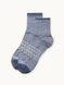 All-Purpose Cushioned Alpaca Quarter-Crew Socks in slate