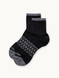 All-Purpose Cushioned Alpaca Quarter-Crew Socks in black