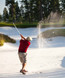Elite Performance Alpaca Golf Socks on Golfer.