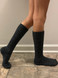 Kids All Day Alpaca Crew Socks Black on Child