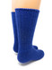 Kids All Day Alpaca Crew Socks, Blue, Back