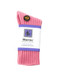 Kids All Day Alpaca Crew Socks, Pink, in packaging