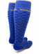 Checkered Ski & Snowboard Alpaca Over-the-calf Socks, Heel