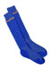 Checkered Ski & Snowboard Alpaca Over-the-calf Socks, Flat