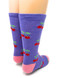 Cherry Pop Alpaca Kids Grippy Socks, Back