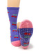 Cherry Pop Alpaca Kids Grippy Socks, Non Skid pattern