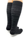 Extra Wide Compression Alpaca Socks, image featuring back/heel.