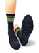 Warrior Retro Crew Grip Socks, showing non-skid.