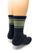 Warrior Retro Crew Grip Socks, heel, back of socks.