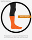 Warrior Alpaca Socks Artisan Cable Crew Alpaca Socks Illustration K1-740.
