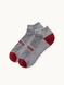 All-Terrain Sport Alpaca Ankle Socks in red