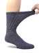 Comfort Plus Diabetic Wide-Calf Terry Alpaca Socks - Expands for pressure free comfort.