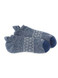 All Purpose Cushioned Alpaca Ankle Socks - All Season - Comfort Collection in Slate Blue - Flat.
