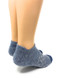 All Purpose Cushioned Alpaca Ankle Socks - All Season - Comfort Collection in Slate Blue - Heel.