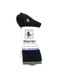 All Purpose Cushioned Alpaca Mid-Crew Socks - Comfort Collection in Black - in Packaging.
