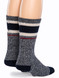 Old School Athletic Stripe Alpaca Crew Socks - Back.