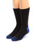 High Performance Crew Athletic Socks -Black Front.