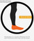 All-Season Alpaca Running Socks - Illustration size and thickness.