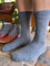 Warrior Terry Lined Ultimate Outdoor Socks on Legs with Boots.