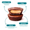 Hemp Doctor Delta 9 peanut butter cup, unwrapped milk chocolate shell