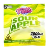 Tillmans Tranquils Treats Sour Apple 2-pack, 2000mg Delta 8 and THCP gummies