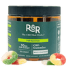 R+R CBD full spectrum vegan gummies 900mg USDA organic 30ct jar