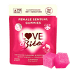 Love Bites female sensual gummies strawberry 2-pack pouch