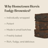 Hometown Hero Fudgy Delta-9 Brownies