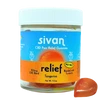 Sivan relief gummies THC-free tangerine CBD CBG jar