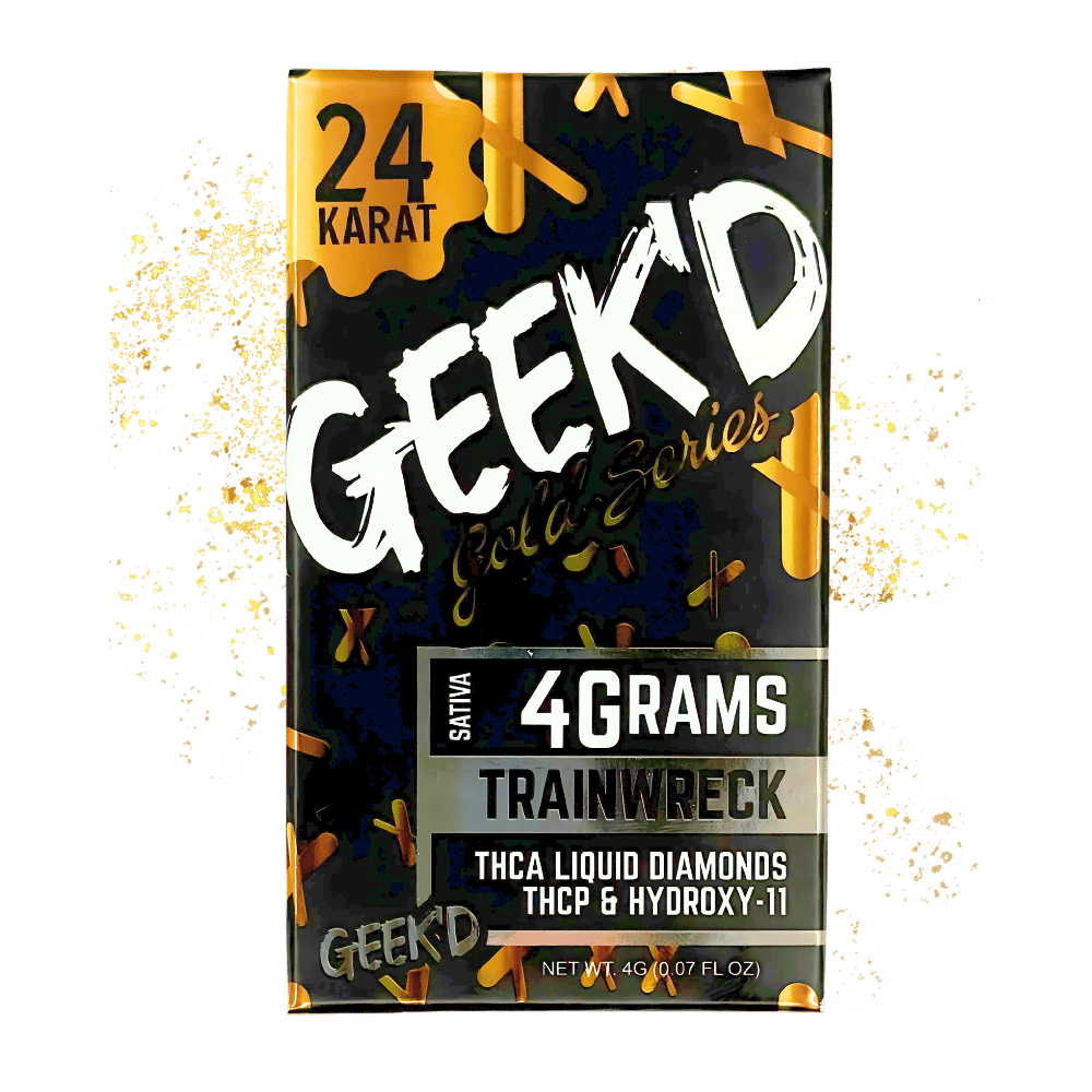 Geek'd 24K Gold Series Disposable Vape – 4g