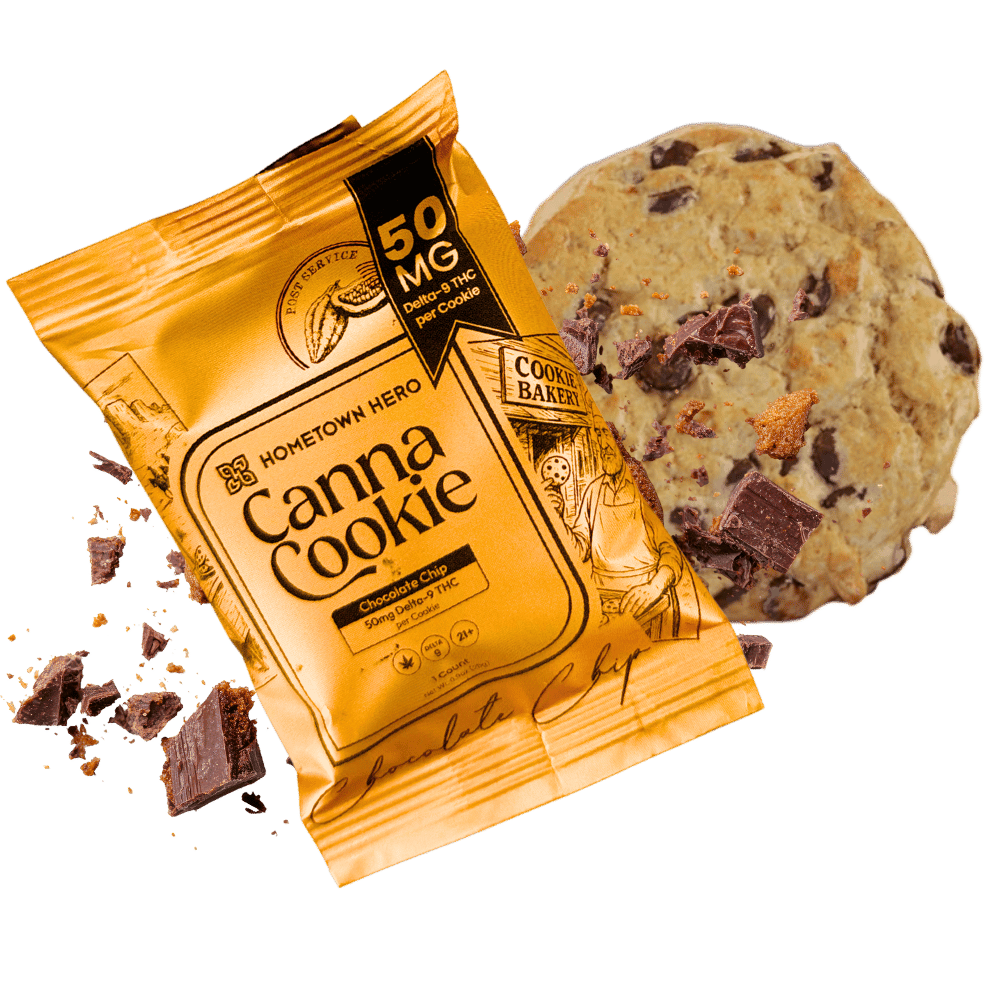 50mg THC Cookie – Hometown Hero Delta-9 Chocolate Chip