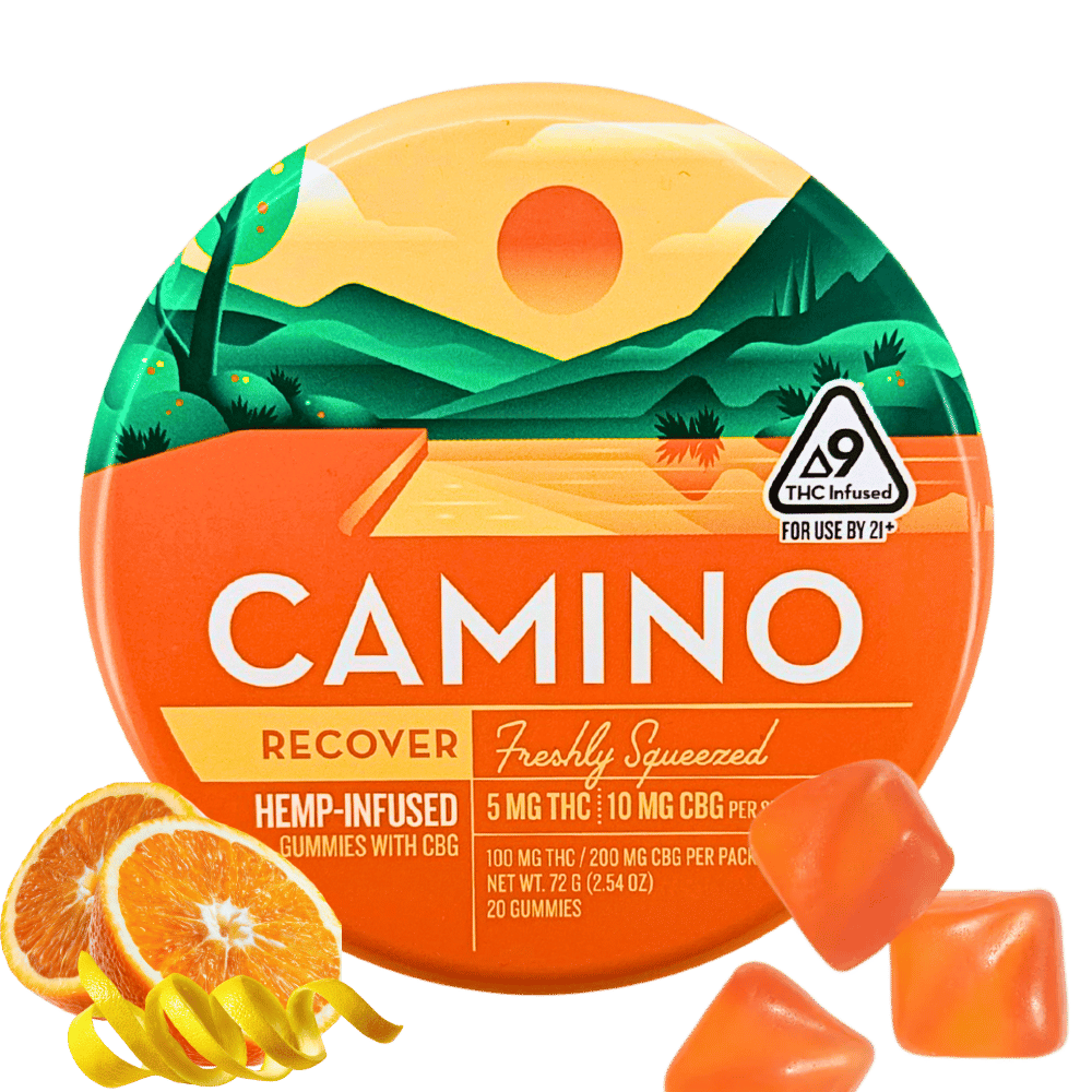 Camino Recover Freshly Squeezed Gummies | 5mg THC 10mg CBG