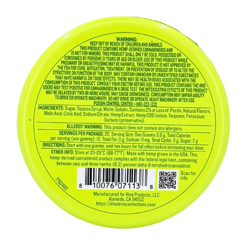 Camino Social Gummies – 2mg THC + 6mg CBD