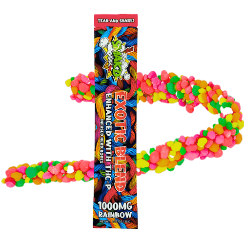 Smak’d Exotic Blend THC Infused Candy Rope – 1000mg
