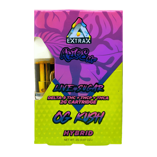 Delta Extrax Adios MF OG Kush THCa Live Sugar Cartridge