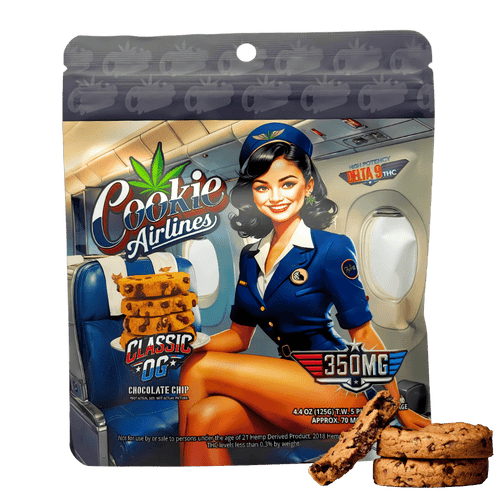 Cookie Airlines Chocolate Chip Delta-9 THC Cookie 350mg
