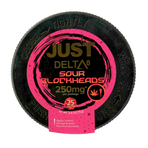 just delta8 sour blockheads gummies
