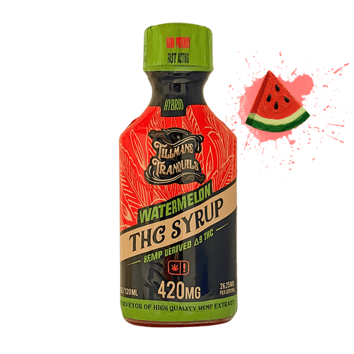 Tillman's Tranquils Delta-9 syrup mix into drinks