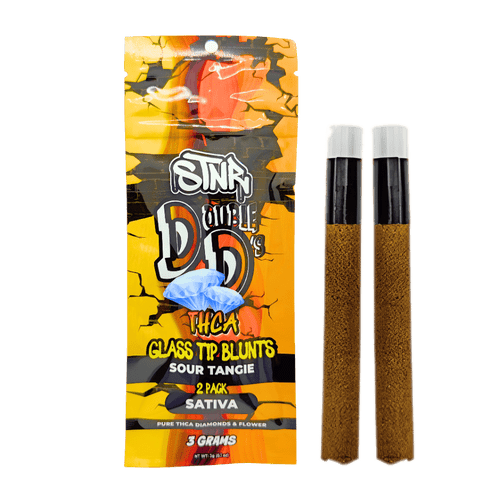 stnr double d’s glass tip blunts premium thca diamonds