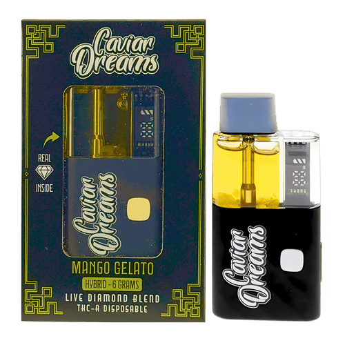 Caviar Dreams THCA 6g Disposable Vape with Live Diamond Blend