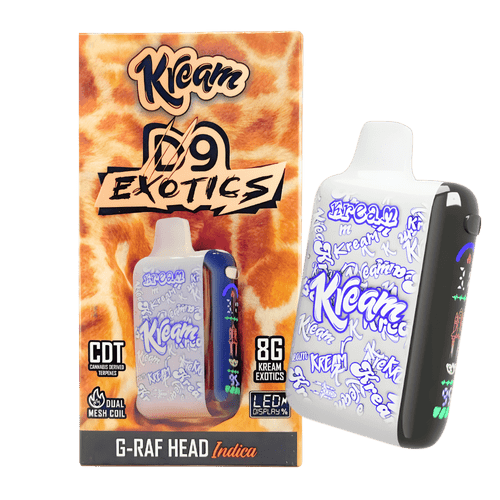 kream d9 exotics disposable 8g
