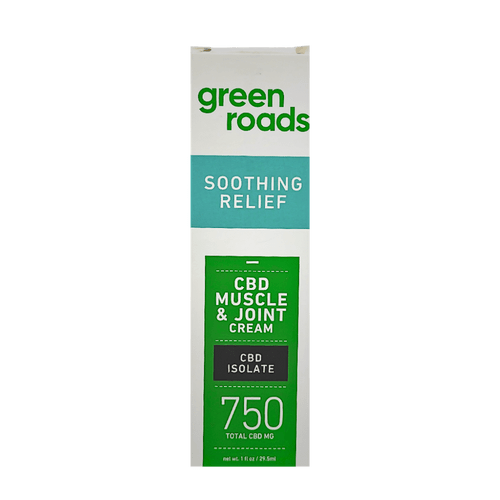 Green Roads pharmacist formulated CBD cream 750mg lavender muscle joint relief